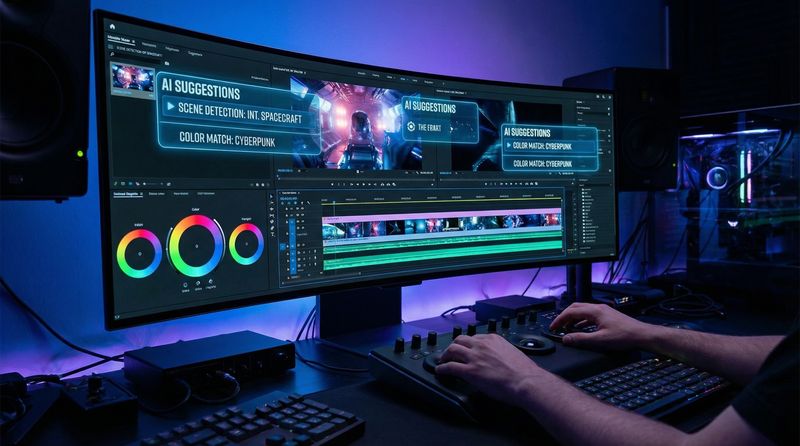 萝莉岛AI视频剪辑工具界面